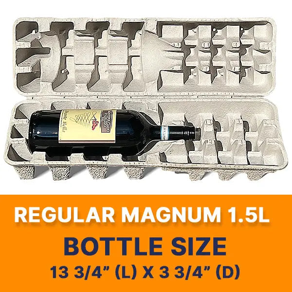 Magnum Pulp Trays - Clamshell Molded Pulp Packaging